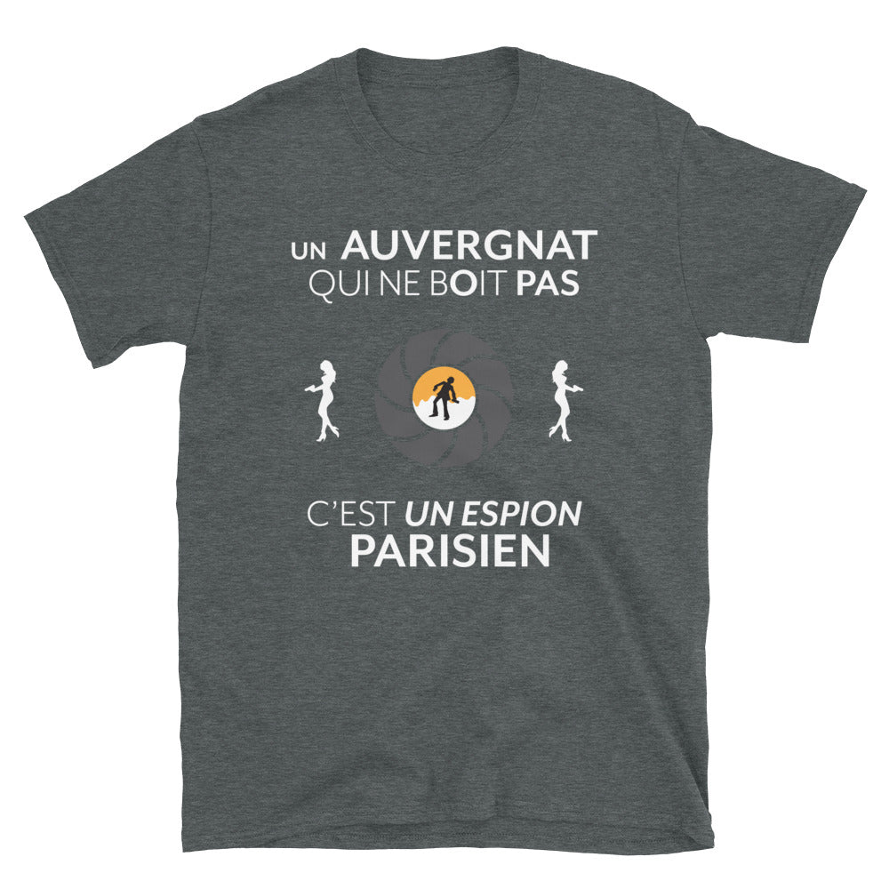 Espion en Auvergne -  T-Shirt standard - Ici & Là - T-shirts & Souvenirs de chez toi