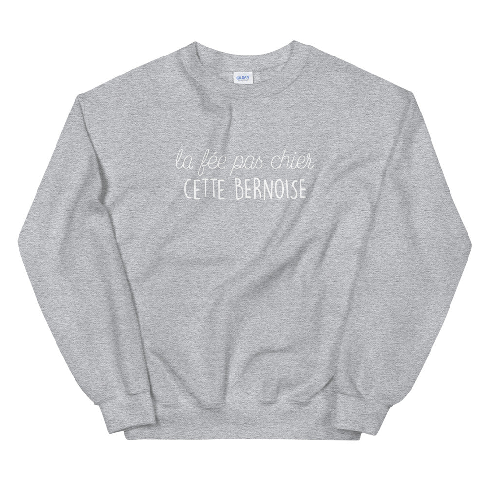 Sweatshirt Suisse noir - Fée pas chier cette Bernoise