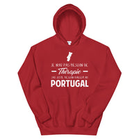 Thumbnail for Sweatshirt Portugal bleu marine dos - Pas besoin de thérapie