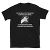 T-shirt Vaudois noir - 10 heures sans marcher