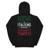Sweatshirt Italie noir - Confort et style pour les soirées fraîches