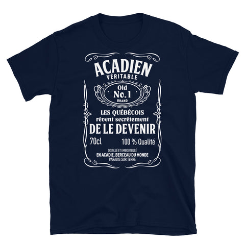 veritable-acadien T-shirt Standard - Ici & Là - T-shirts & Souvenirs de chez toi