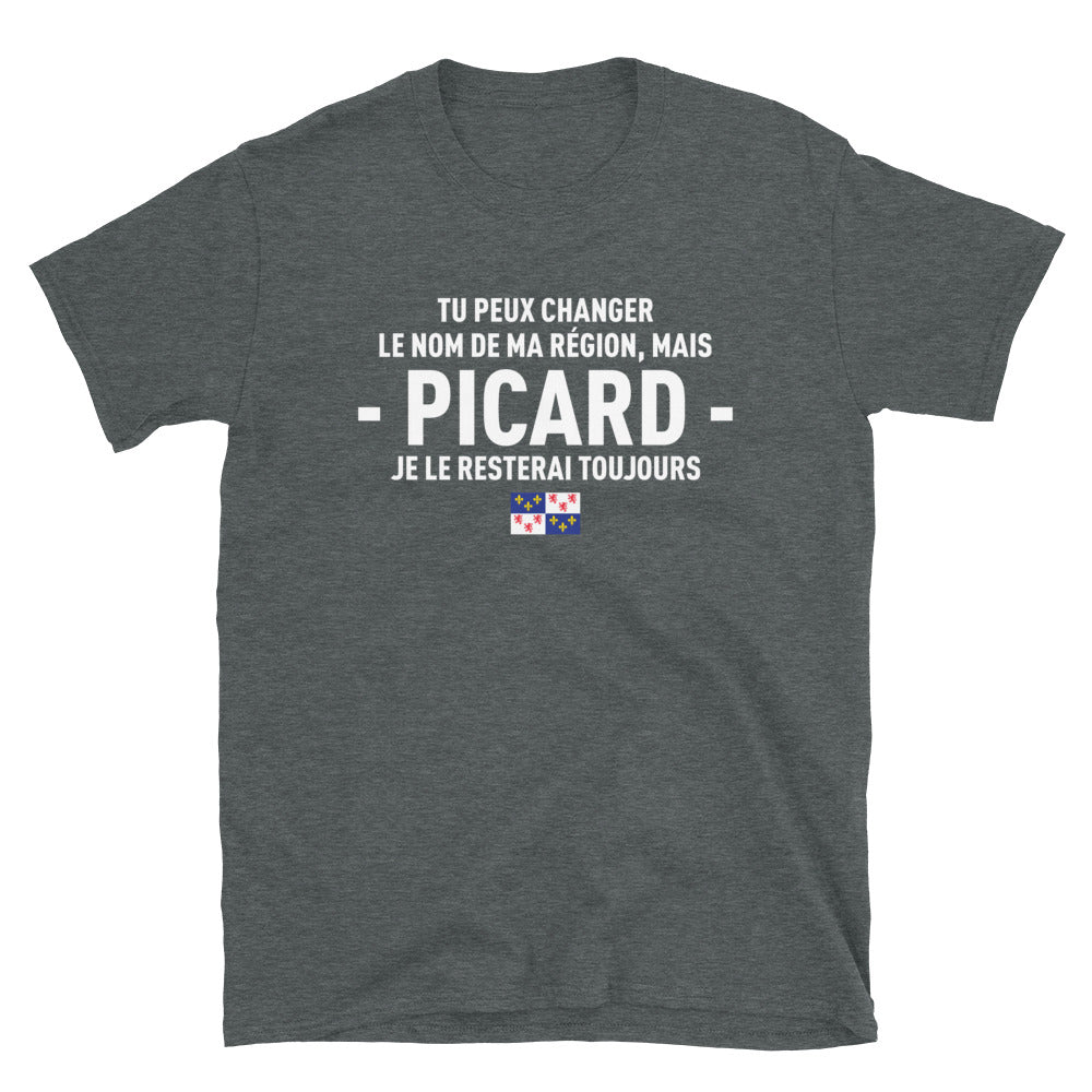T-shirt Picard gris foncé chiné - Je le resterai toujours