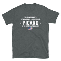 Thumbnail for T-shirt Picard gris foncé chiné - Je le resterai toujours