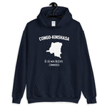 Congo Kinshasa là où mon histoire commence - Sweatshirt à capuche - Ici & Là - T-shirts & Souvenirs de chez toi