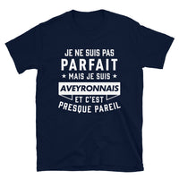 Thumbnail for T-shirt Aveyron noir dos - Fierté et humour en toute simplicité