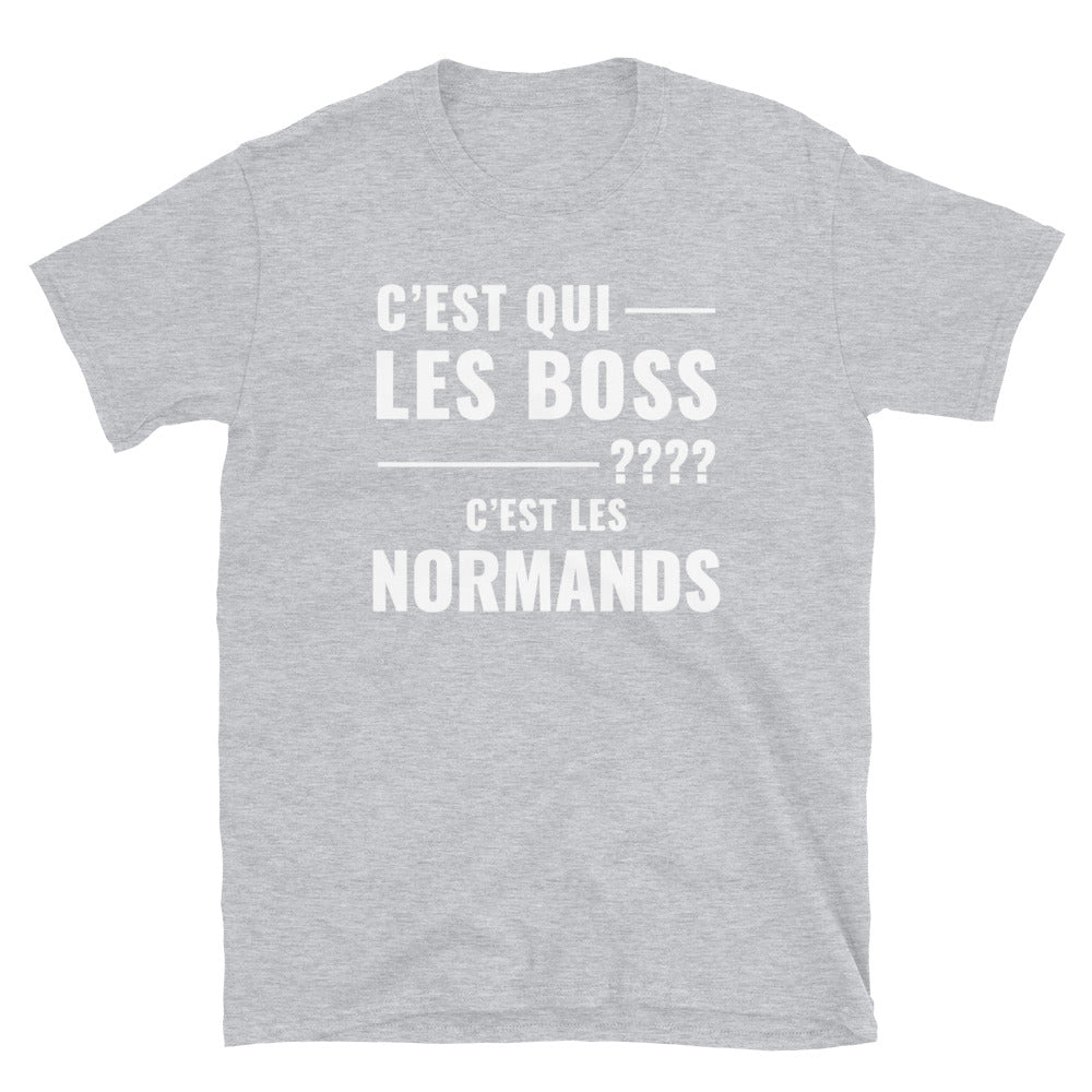T-shirt Normandie bleu marine dos - Les Boss, c'est les Normands