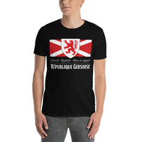 Thumbnail for T-shirt Gers noir dos - Drapeau de l'union gasconne