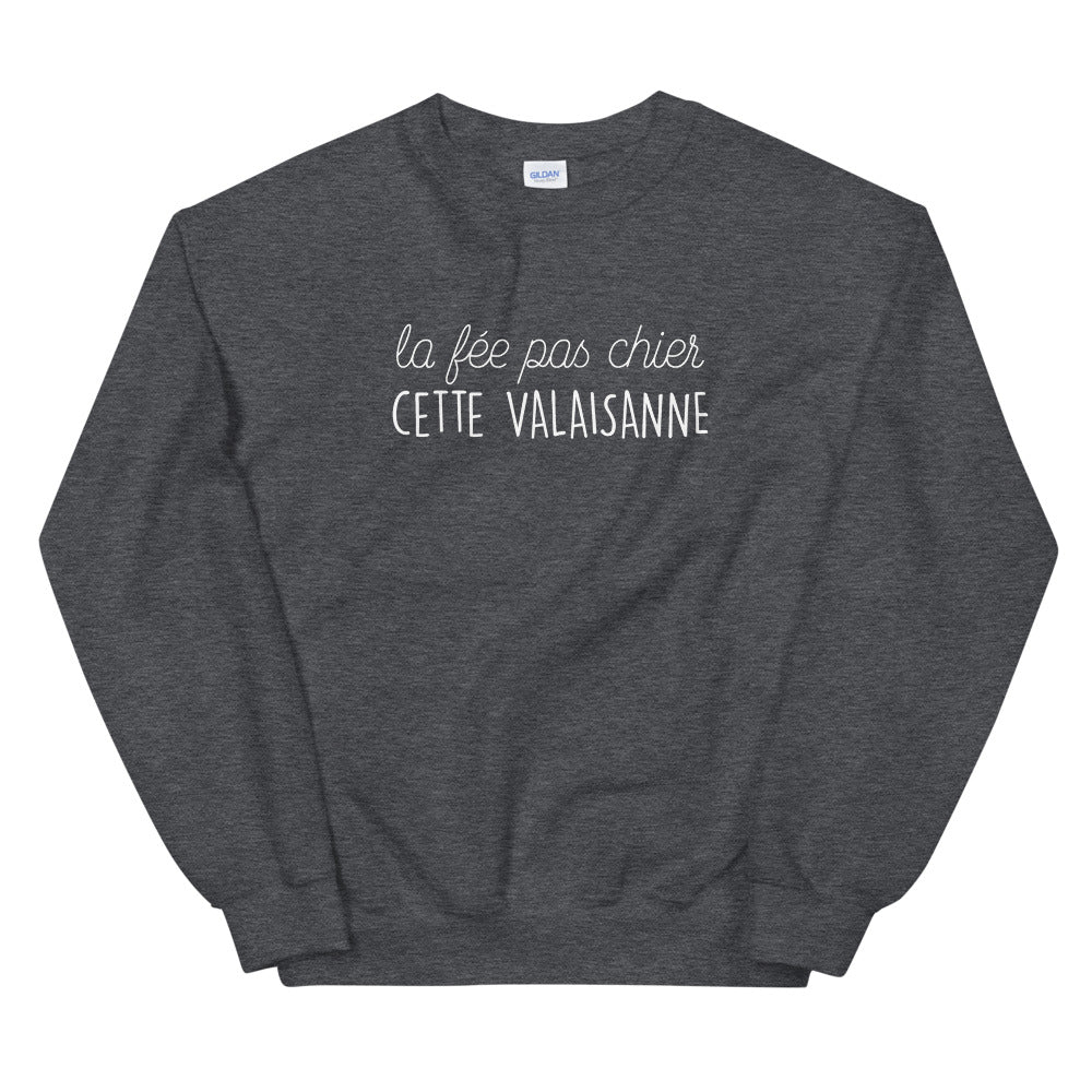 Sweatshirt Valaisanne noir - Fée pas chier cette Valaisanne