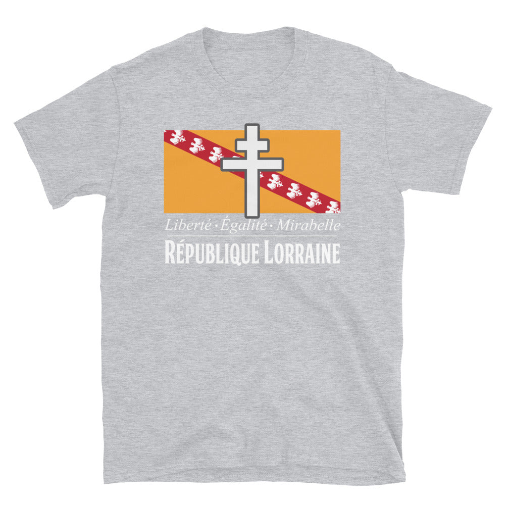 T-shirt Lorraine bleu marine dos - Liberté Égalité Mirabelle