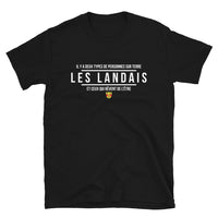 Thumbnail for T-shirt Landaise noir - Il y a deux types de personnes