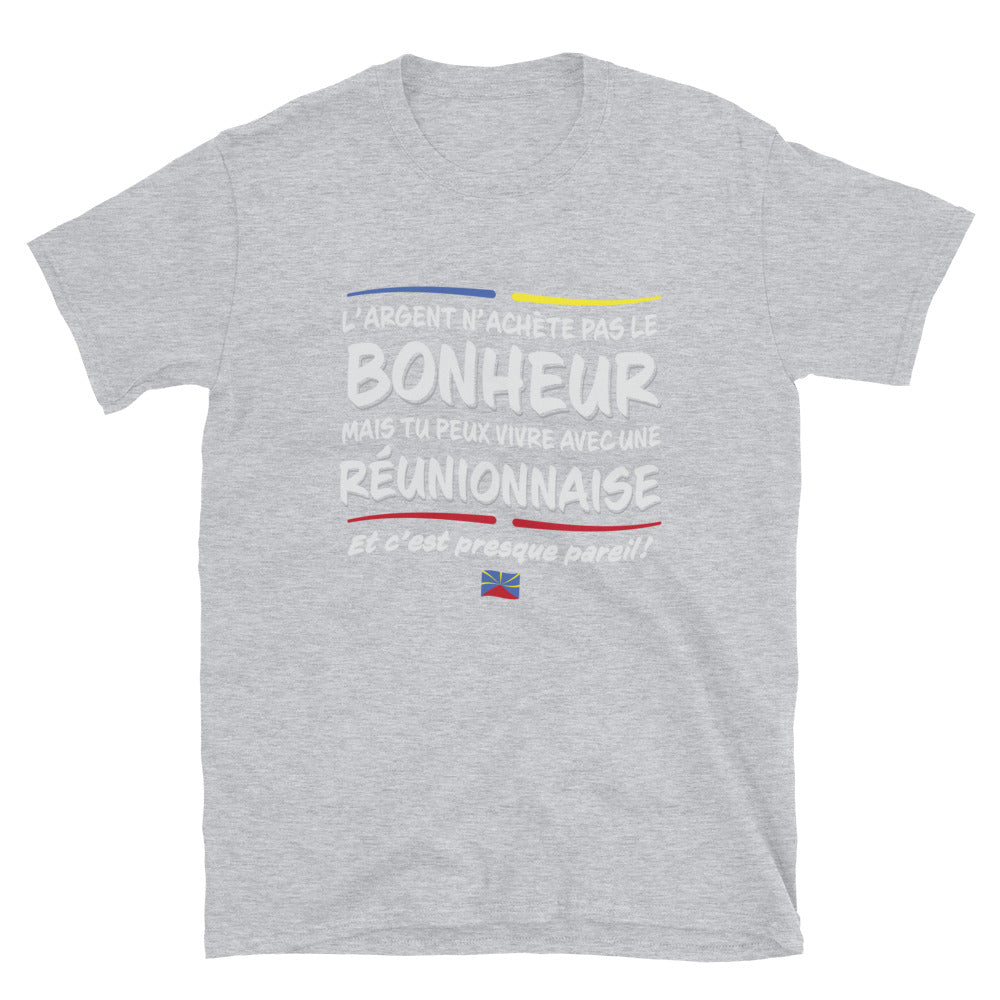L'argent n'achète pas le bonheur Réunionnaise - T-shirt Standard - Ici & Là - T-shirts & Souvenirs de chez toi