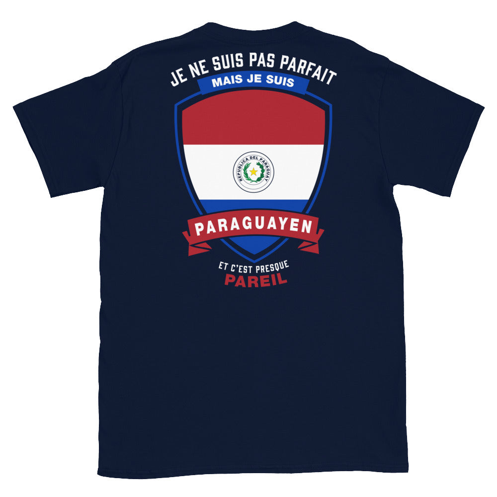 T-shirt Paraguay navy - Je ne suis pas parfait mais.