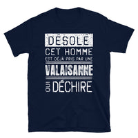 Thumbnail for Désolé pris par une Valaisanne -  T-Shirt standard - Ici & Là - T-shirts & Souvenirs de chez toi