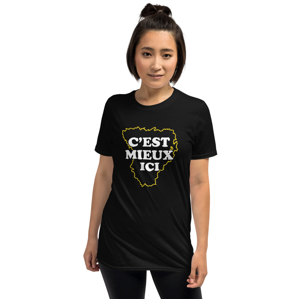 C'est mieux ici Béarn  - T-shirts Unisexe Standard - Ici & Là - T-shirts & Souvenirs de chez toi