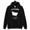 Sweatshirt Picardie noir - Histoire et fierté locale