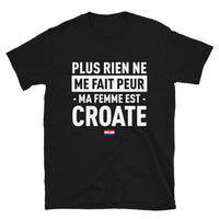 Thumbnail for T-shirt Croatie gris foncé - Ma femme est croate