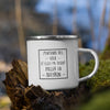 Mug Aveyron émail - Tasse légère pour campeurs heureux