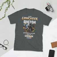 Thumbnail for T-shirt Bretagne marine - Je suis grincheux et breton