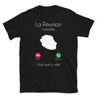 Thumbnail for T-shirt La Réunion gris foncé dos - M'appelle, design humoristique