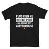 T-shirt Aveyron noir - Plus rien ne me fait peur