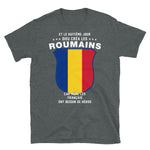 8e-jour-roumains-v2 T-shirt Standard - Ici & Là - T-shirts & Souvenirs de chez toi