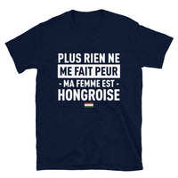 Thumbnail for T-shirt Hongrois noir dos - Ma femme est hongroise