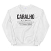 Sweatshirt Brésilien blanc - Definition caralho face