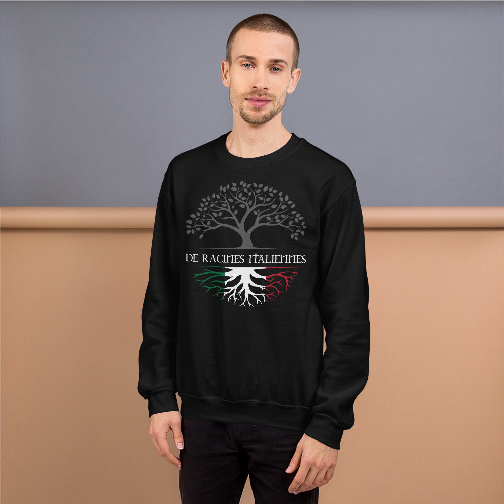 De racines italiennes arbre - Sweatshirt - Ici & Là - T-shirts & Souvenirs de chez toi