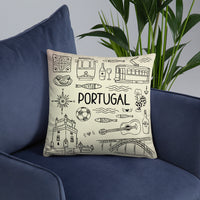 Thumbnail for Coussin décoratif Portugal - Un accent de fierté locale
