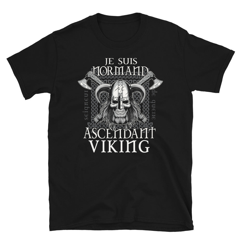 T-shirt Normand noir - Fierté viking sans mention