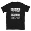 T-shirt Savoie noir - DÉsolé ce type est pris par une Savoyarde