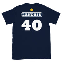 Thumbnail for T-shirt Landais 40 Pastis noir - texte humoristique sur le pastis