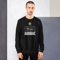 Thumbnail for Sweat Aubrac bleu marine dos - Je n'ai pas besoin de thérapie