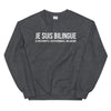 Sweatshirt Aveyron noir - Bilingue et fier de ses racines