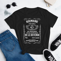 Thumbnail for T-shirt Roumaines bleu marine - Elles rêvent de le devenir