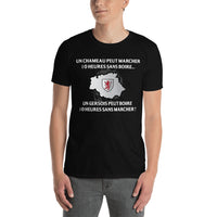 Thumbnail for T-shirt Gersois bleu marine - 10 heures sans marcher