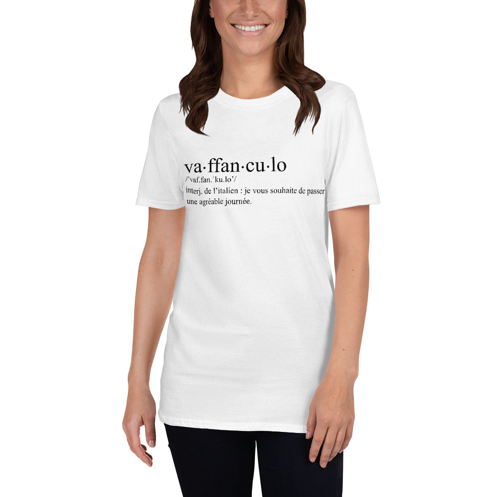 Vaffanculo définition Italien  - T-shirts Unisexe Standard - Ici & Là - T-shirts & Souvenirs de chez toi