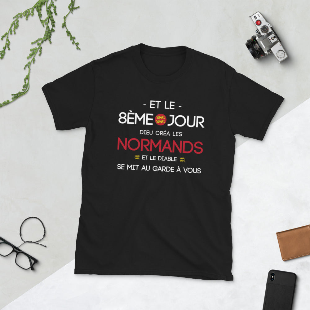 T-shirt Normands gris foncé chiné - Design humoristique et fier