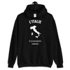 Sweatshirt Italie noir - Mon histoire commence avec fierté