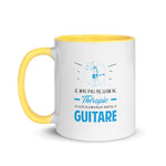 Mug ou tasse pour les guitaristes - à Intérieur Coloré je n'ai pas besoin de thérapie - Ici & Là - T-shirts & Souvenirs de chez toi