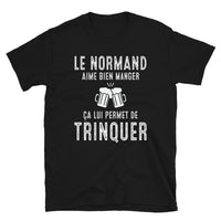 Thumbnail for T-shirt Normand gris sport - Le Normand adore manger