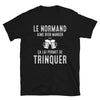 T-shirt Normand gris sport - Le Normand adore manger