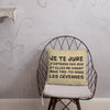 Coussin Cévennes - Tire toi dans les Cévennes, humour local