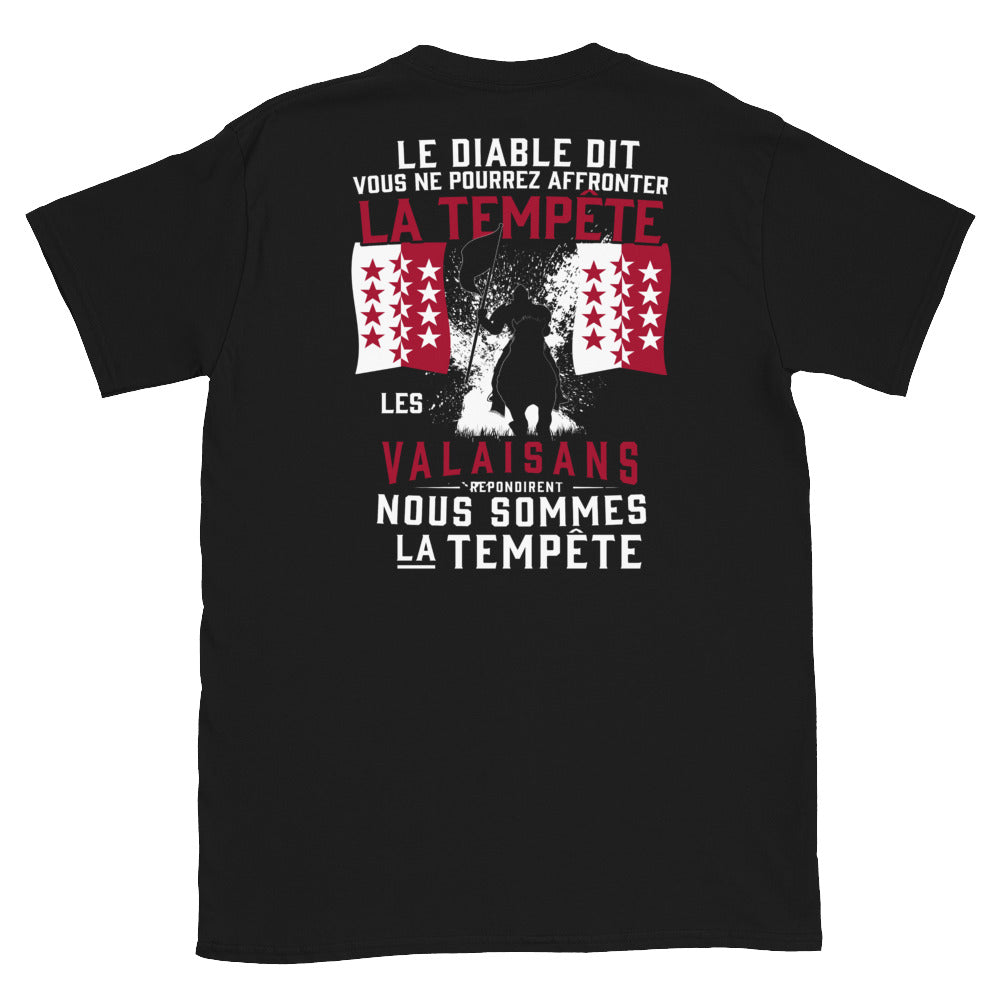 Valaisans, nous sommes la tempête - T-shirt Standard - Ici & Là - T-shirts & Souvenirs de chez toi