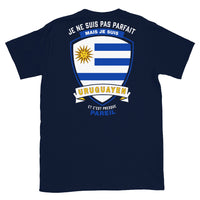 Thumbnail for T-shirt Uruguay noir dos - Je ne suis pas parfait mais.