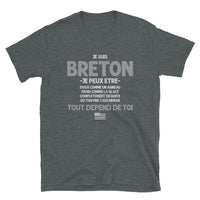 Thumbnail for Breton tout depend de toi - T-shirt Standard - Ici & Là - T-shirts & Souvenirs de chez toi