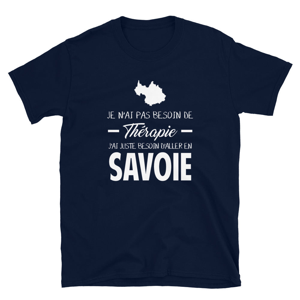 T-shirt Savoie gris foncé - Pas besoin de thérapie, juste du bonheur