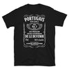 T-shirt Portugal noir - Véritable whisky de chez toi