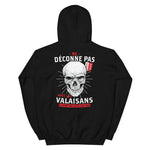 Ne déconne pas avec les Valaisans, ils n'ont pas juste l'air fous - Sweatshirt à capuche - Ici & Là - T-shirts & Souvenirs de chez toi